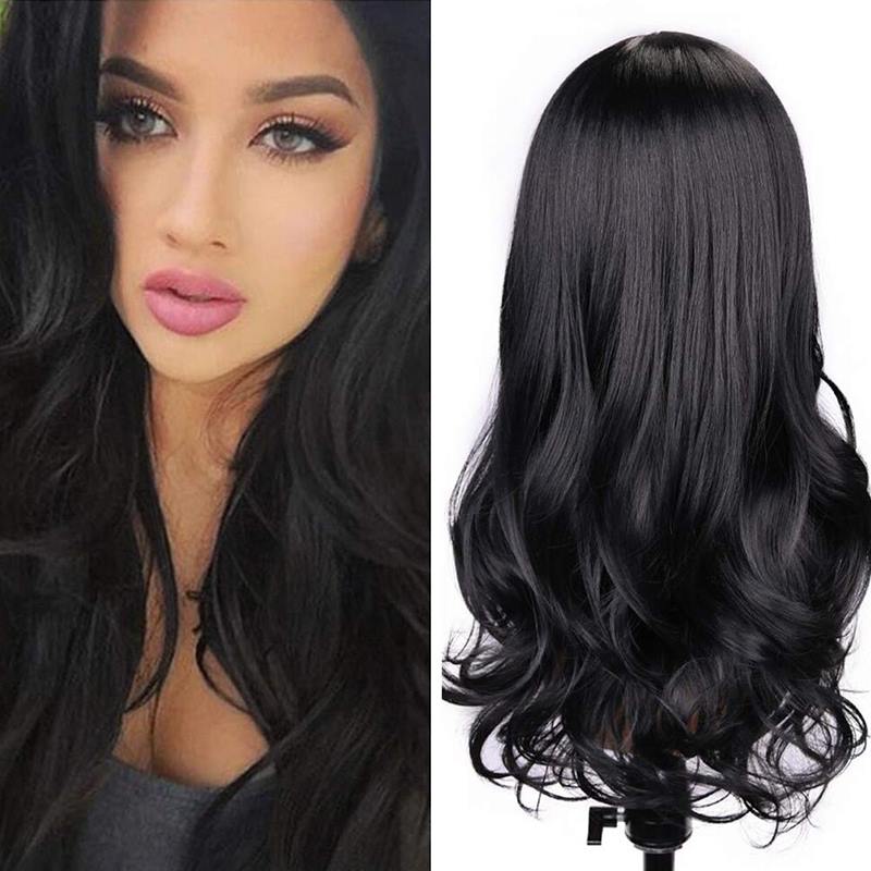 Perruques Intégrales Noir Ébène