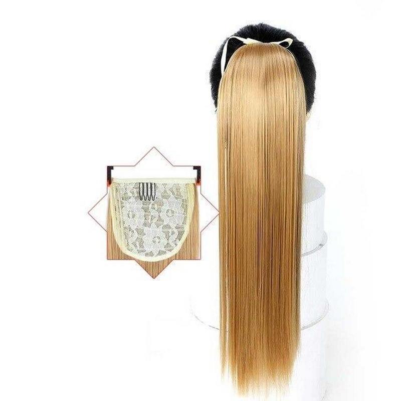 Queue de Cheval Droite Blond Vénitien