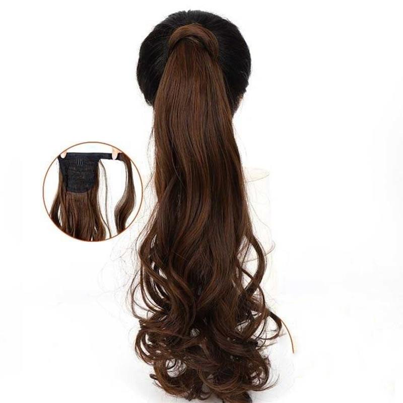 Queue de Cheval Ondulée Châtain