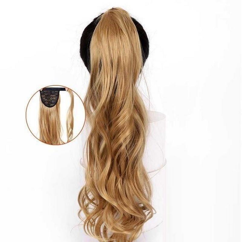 Queue de Cheval Ondulée Blond Vénitien